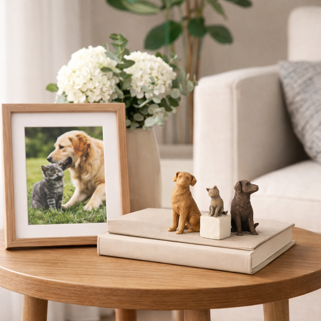 Love My Dog light figurine as a dog lover keepsake gift